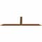 Ekena Millwork Portland Timber Gable Bracket, Western Red Cedar, 108"W x 31 1/2"H x 1 1/2"D x 5 1/2"F, 7/12 Pitch GBW108X31X0206POR00SWR - alternate 3
